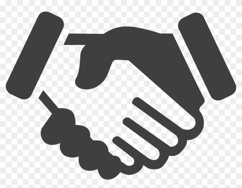 Computer Icons Handshake Business Management - Shake Hands Icon Grey #998902
