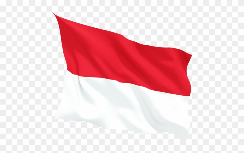 Drapeau De L Indonesie Image Animee - Monaco Flag Png #998939