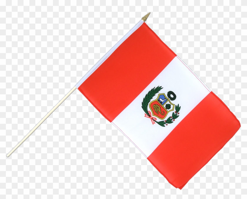 Drapeau Sur Hampe Pérou - Small Peru Flag - 12x18" #998991