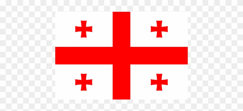 Drapeau Georgien - White Flag With Red Crosses #999045