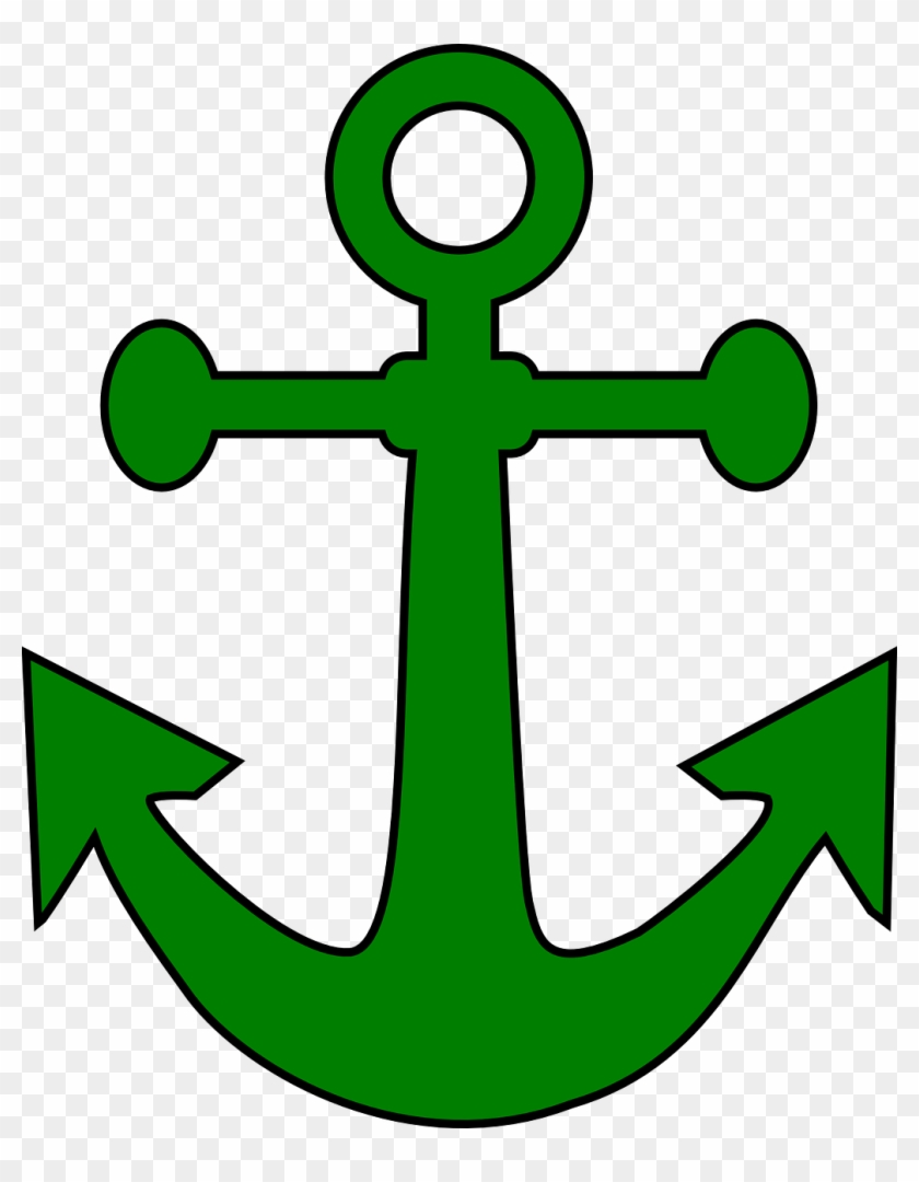 Anchor Green Navy Ship Nautical Png Image - Anchor Clip Art Free #999084