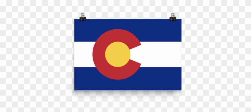 Colorado Flag Poster - United States, Colorado State Flag: Blank 150 Page #999126