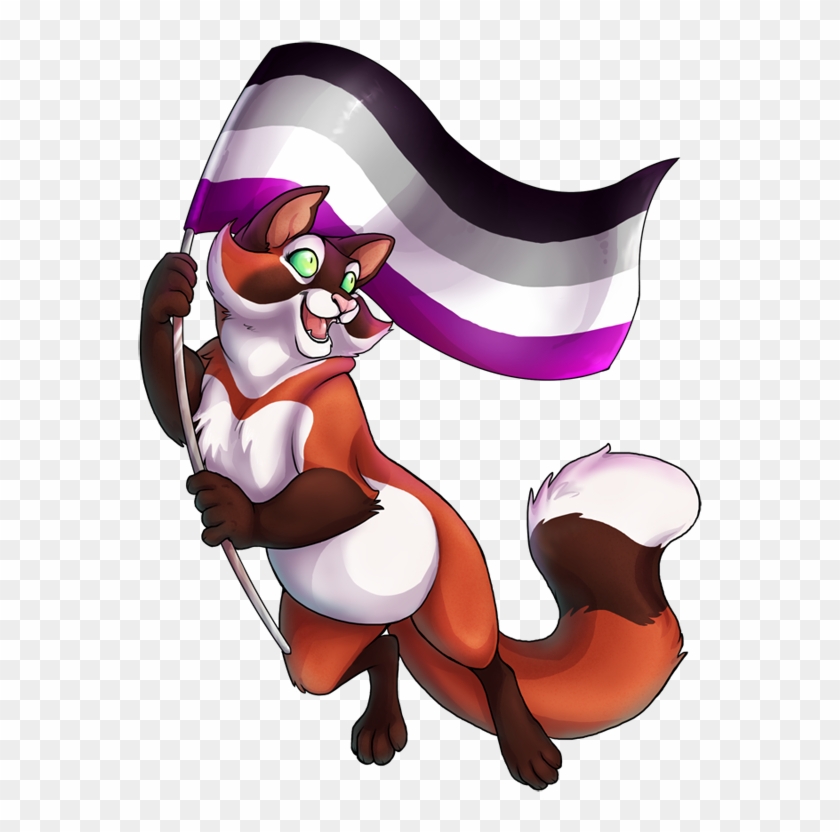 Lgbt Furry Pride Pins Gay Lesbian Transgender Trans - Asexual Pride Animals  - Free Transparent PNG Clipart Images Download