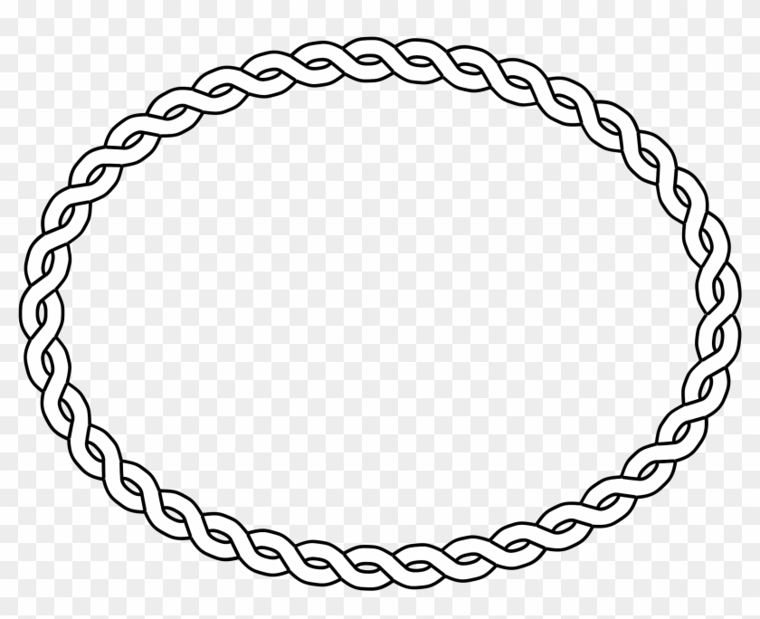 Rope Border Oval Icons Png Free Png And Icons Downloads - Rope Border #999479