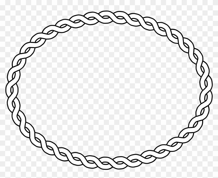 Rope Border Oval Icons Png Free Png And Icons Downloads - Rope Border #999479