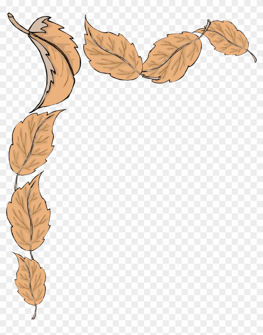 10 Fall Leaves Border Clipart - Fall Leaves Border #999480