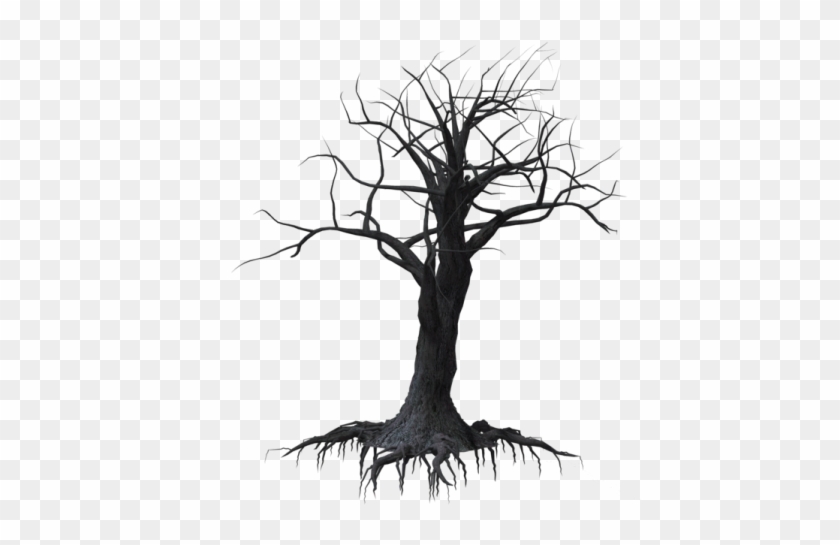 Spooky Tree Clipart - Drawing #999490