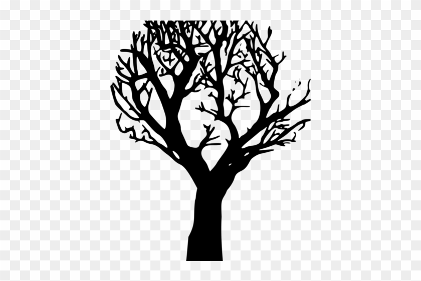 Spooky Tree Clipart - Draw A Tree On Your Wall #999495