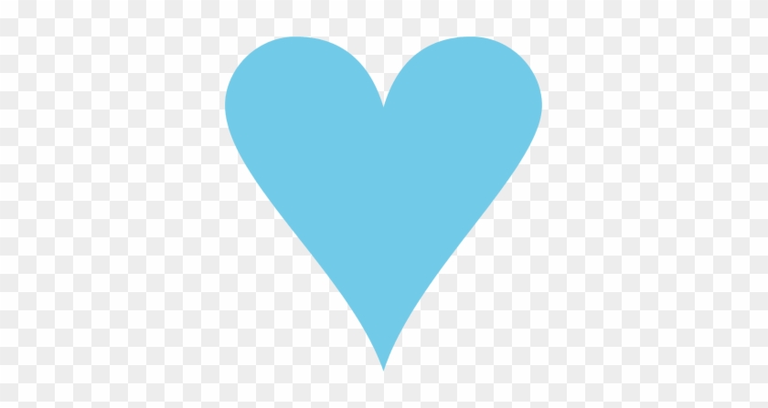 Page Divider Clipart - Blue Heart No Background #999549
