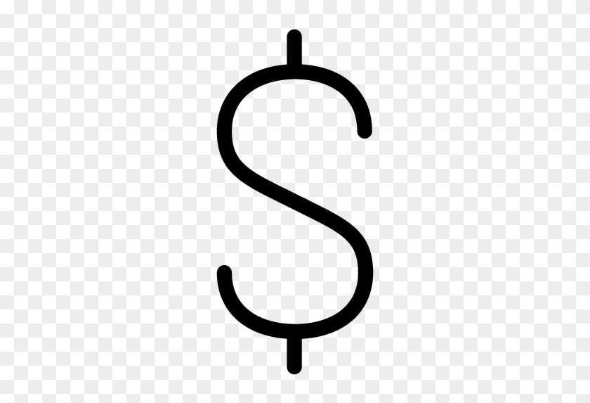 Image Of Dollar Sign - Flat Dollar Sign Icon #999759
