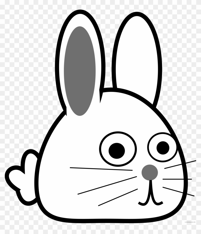 Spring Bunny Animal Free Black White Clipart Images - Easy Spring Pictures To Draw #999876
