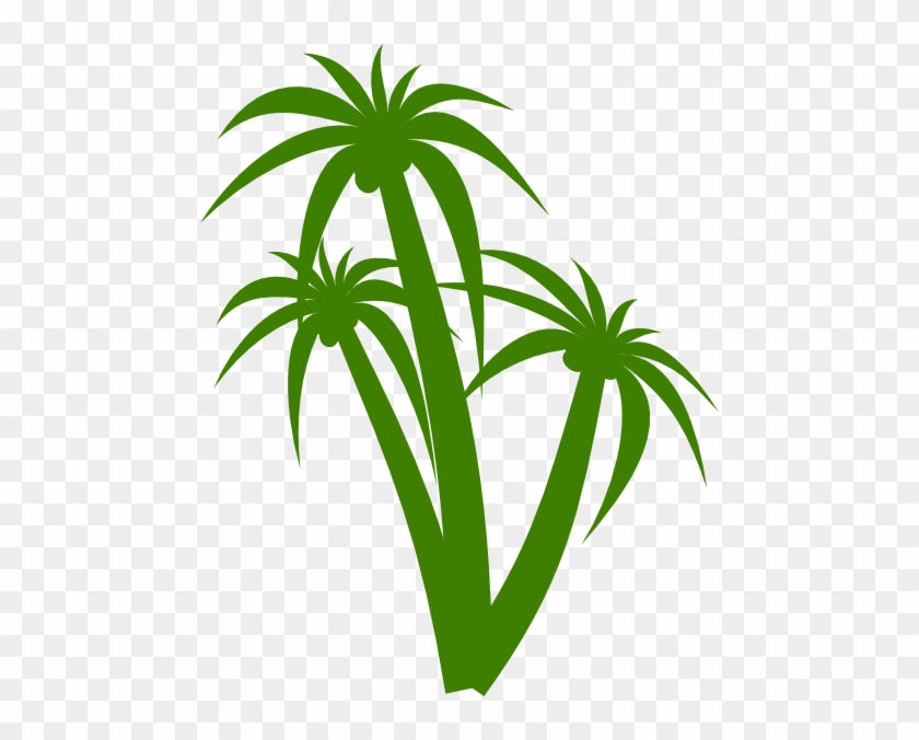 Palm Tree Clipart Green - Palm Tree Clip Art #999953