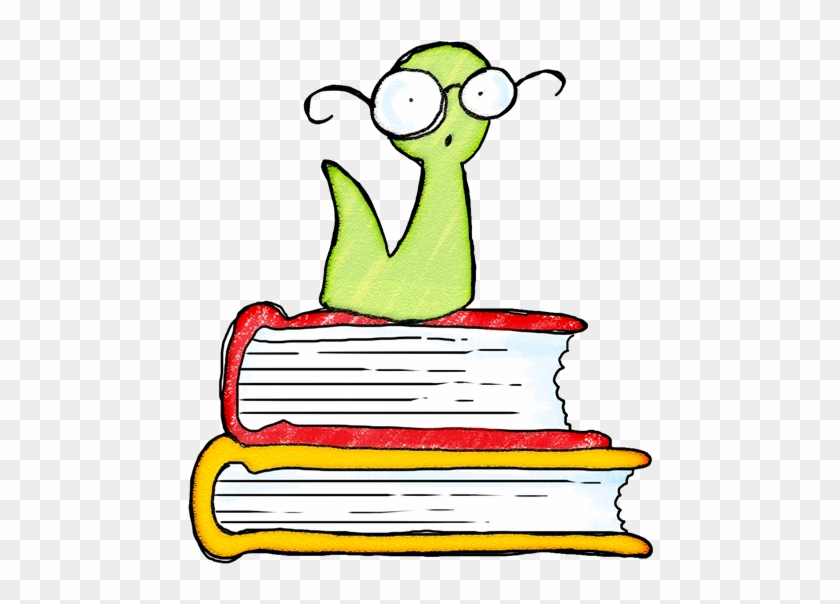 Book Worm - Clip Art #999984