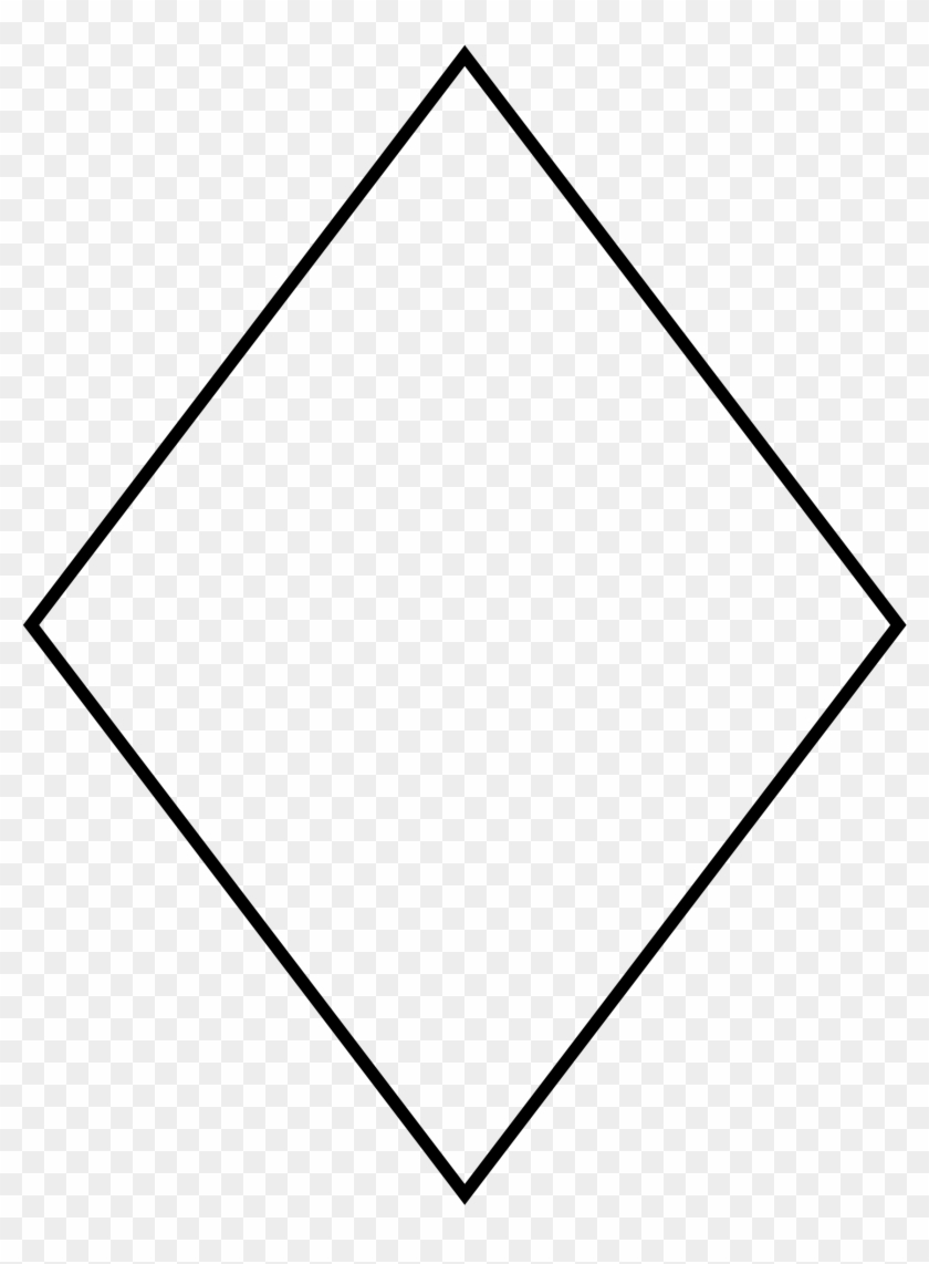 Rhombus Clip Art - Diamond Template #1000077