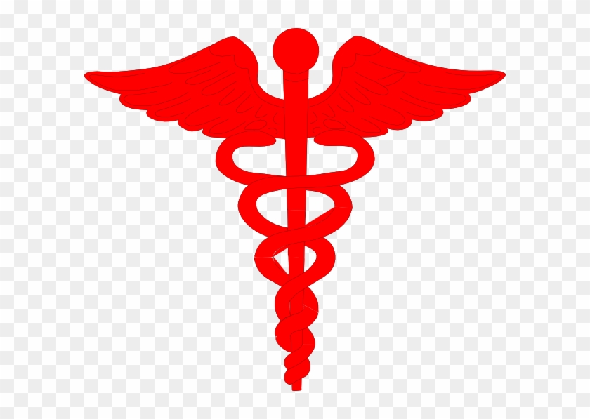 Clipart Of Doctor, Doctor Sign And Doctor Chart - Staff Of Asclepius Red #1000087