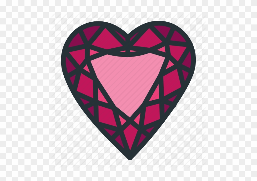 Gems Clipart Diamond Shape Free Clipart On Dumielauxepices - Heart #1000114