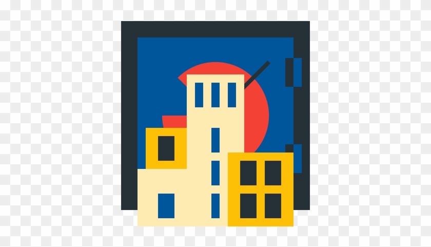 Download Png File 512 X - City Icon Constructivism #1000156