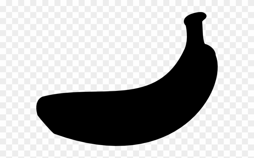 Banana Black Clip Art #1000235