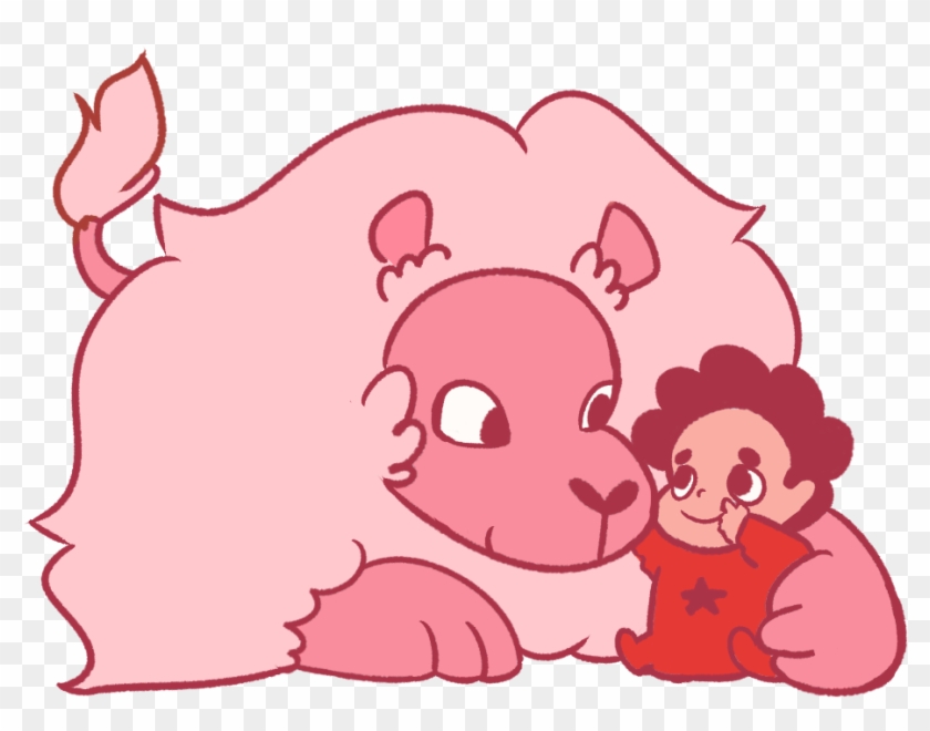 Lion And Baby Steven By Rozupandy - Steven Universe Baby Lion #1000245