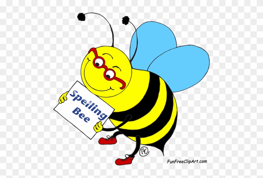 Bee Clipart Illustration - Draw A Spelling Bee #1000273