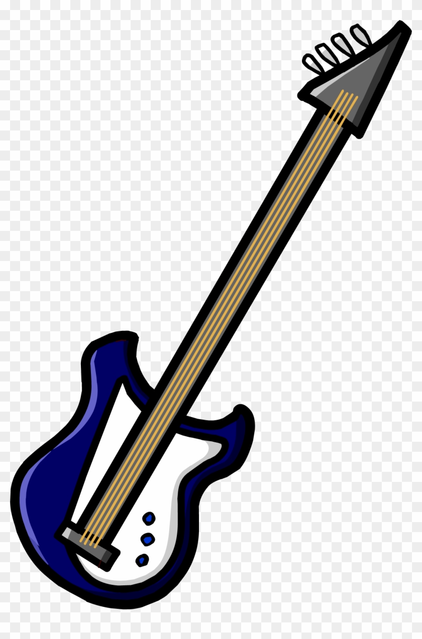 Blue Electric Bass - Club Penguin Music Jam #1000277