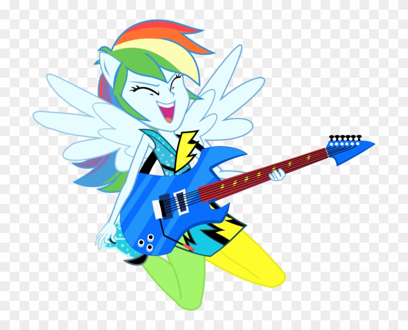 Seahawk270, Electric Guitar, Equestria Girls, Guitar, - My Little Pony Equestria Girls Rainbow Rocks Rainbow #1000291