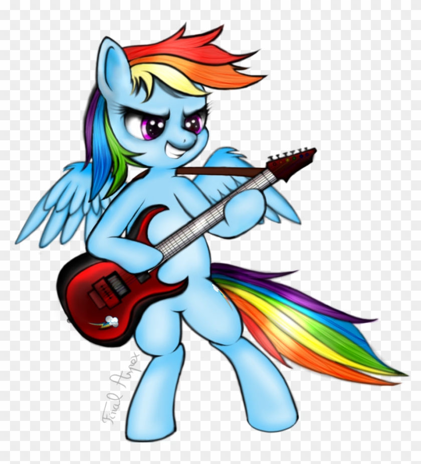 Finalaspex, Guitar, Rainbow Dash, Safe - Rainbow Dash #1000302