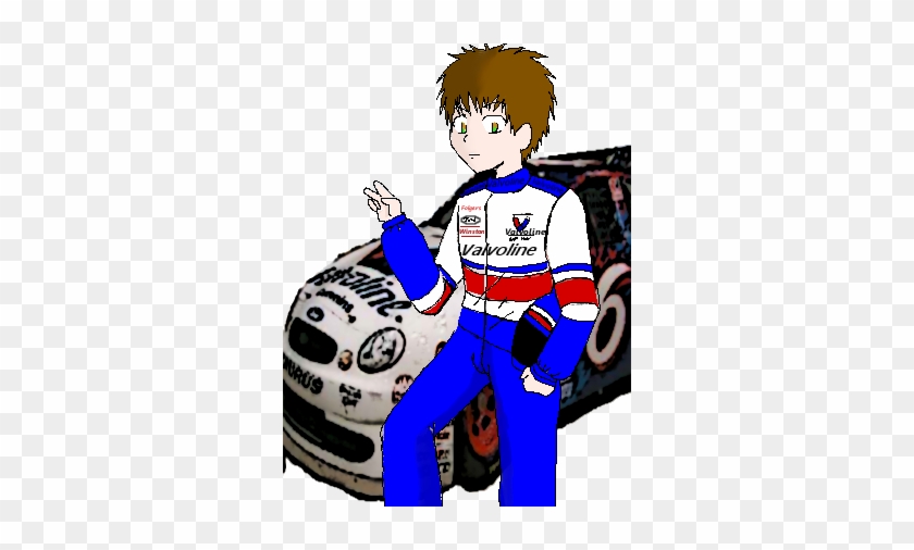 Nascar Driver Jonny By Nekodeaththekid - Anime Race Car Driver #1000395