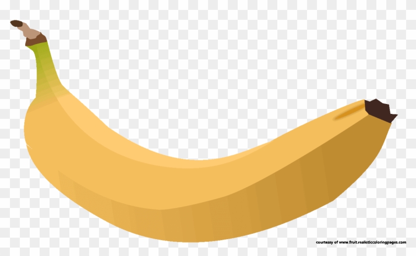 Banana Clipart Fruit Outline - Clip Art #1000417