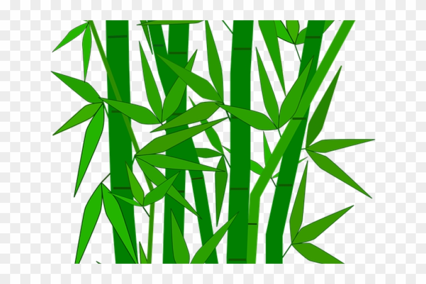 Green Leaves Clipart Bamboo Leave - Bamboo .svg #1000487