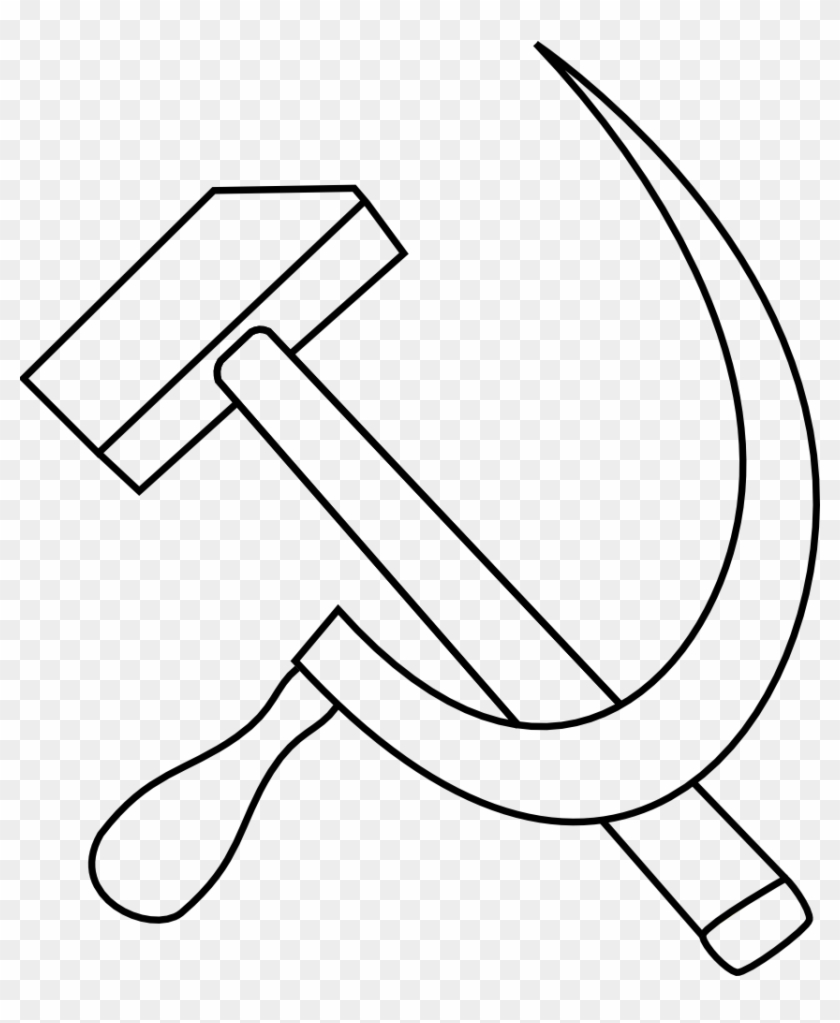 Sickle & Hammer - White Hammer And Sickle #1000488