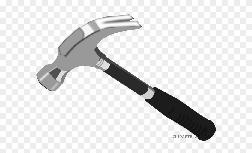 Hammer Tools Free Black White Clipart Images Clipartblack - Hammer Clip Art Free #1000499