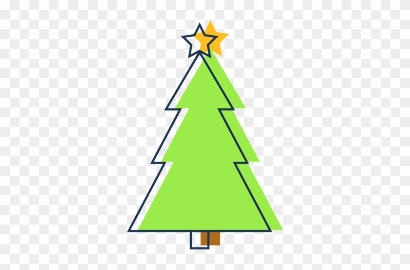 Christmas Tree Cartoon Icon - Christmas Tree Cartoon #1000539