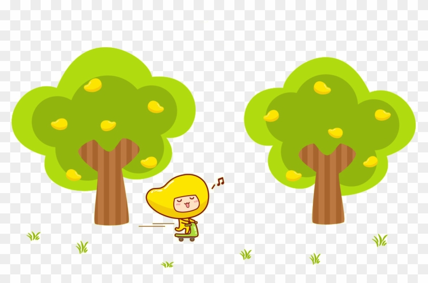 Mango Cartoon Wallpaper - Mango Trees Cartoon #1000553