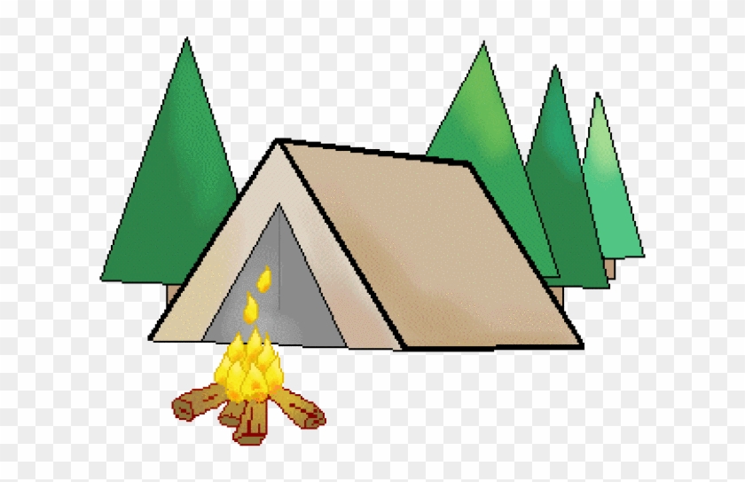 Tent Clipart Child Camp - Campsite Clip Art #1000616