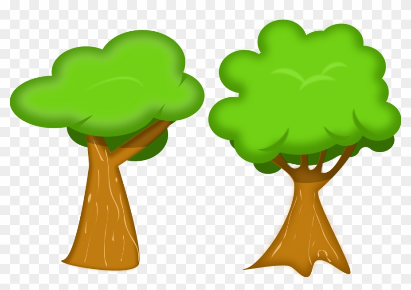 Soft Trees Clip Art Free Vector 4vector - Guarderia Mi Mundo Feliz #1000661