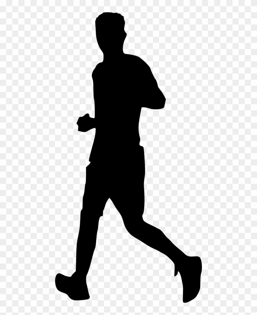 Free Png Man Running Silhouette Png Images Transparent - Transparent Background Sillhouette Running #1000691