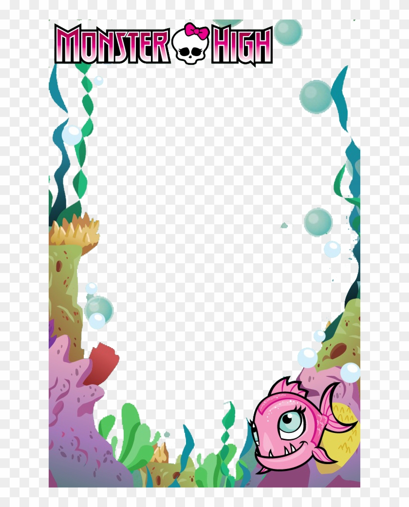 Frame Clipart Monster - Monster High #1000696
