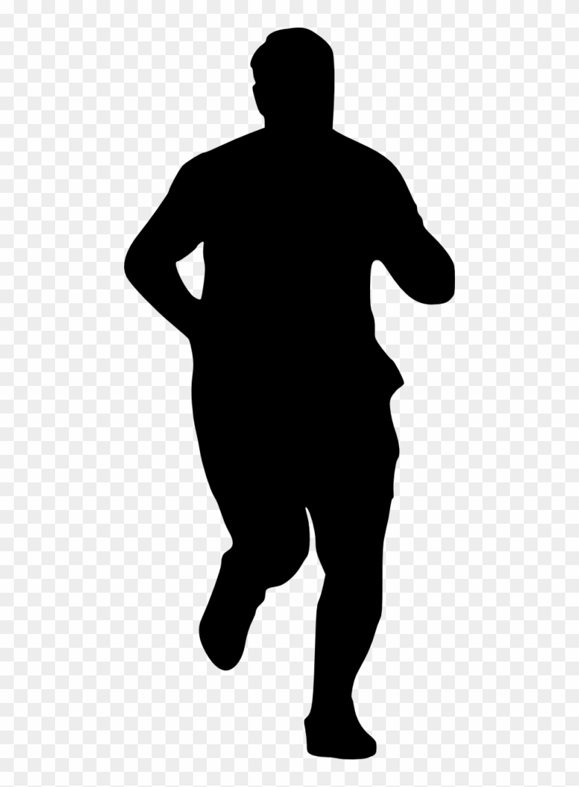 Free Png Man Running Silhouette Png Images Transparent - Outline Of Halloween Cat #1000710