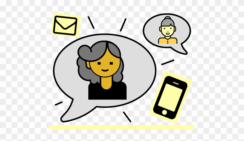 Call Or Text Your Family - Cartoon #1000726
