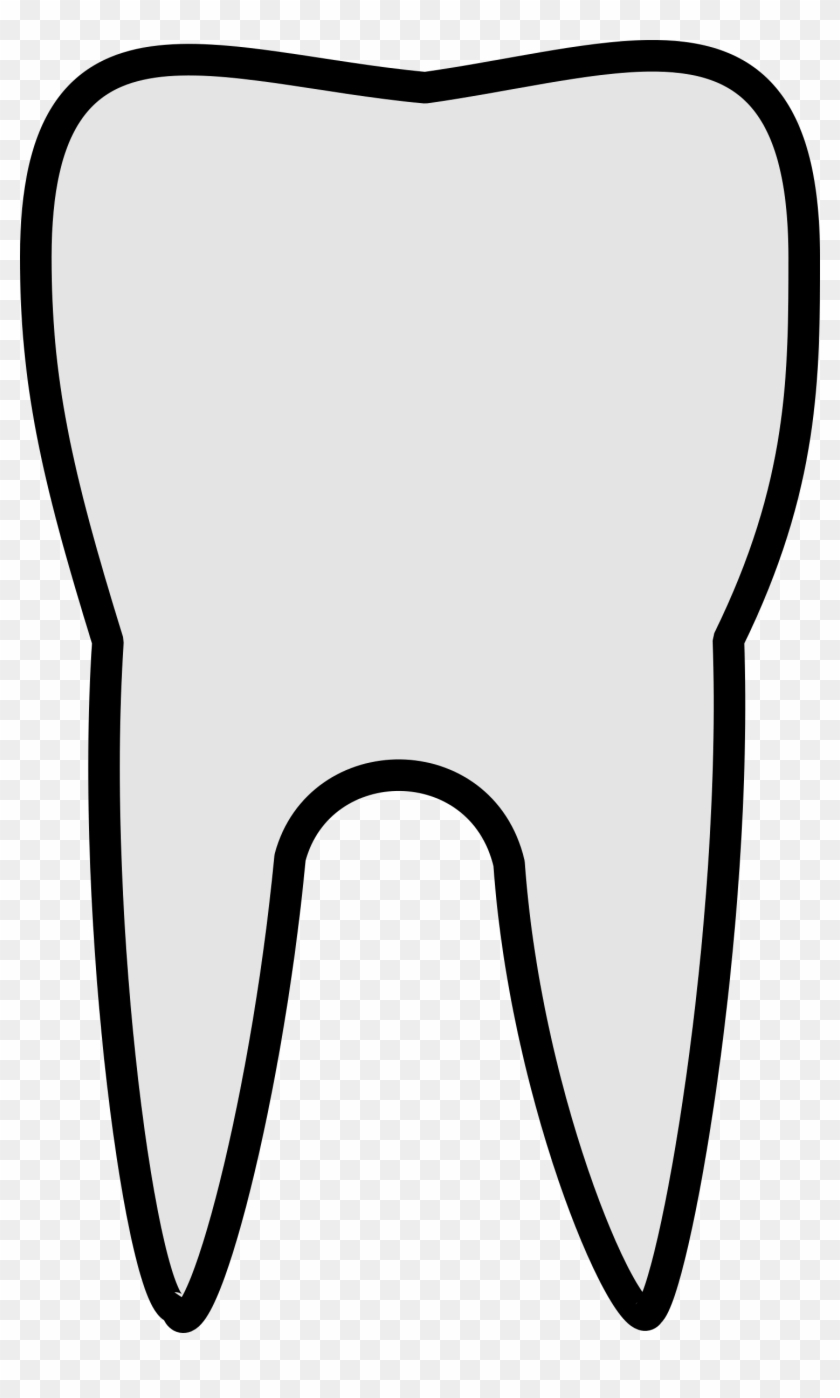 Tooth Outline Clipart - Teeth Clipart #1000729