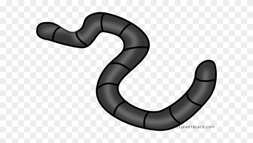 Worm Animal Free Black White Clipart Images Clipartblack - Lombriz Roja Californiana Animada #1000767