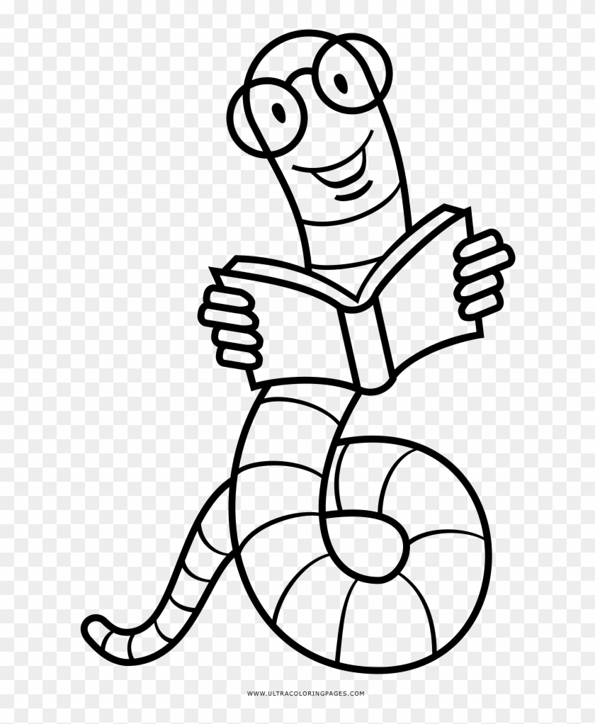 worm coloring pages