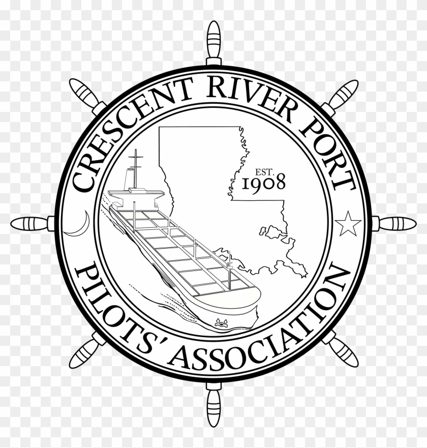 Crppa Black And White Logo - Crescent River Pilots Association #1000793