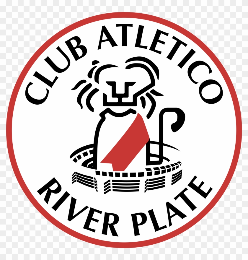 River Plate '86 Logo Black And White - Club Atlético River Plate #1000797