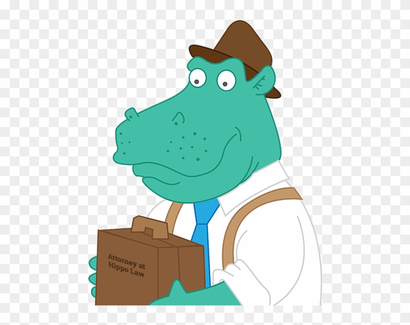 Hippo Lawyer Fb - Illustration #1000885