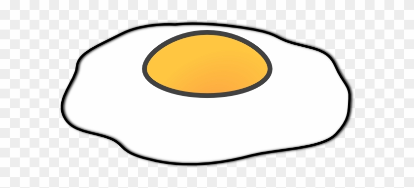 2 Fried Eggs Clip Art Download - Sunny Side Up Egg Cartoon Png #1000929