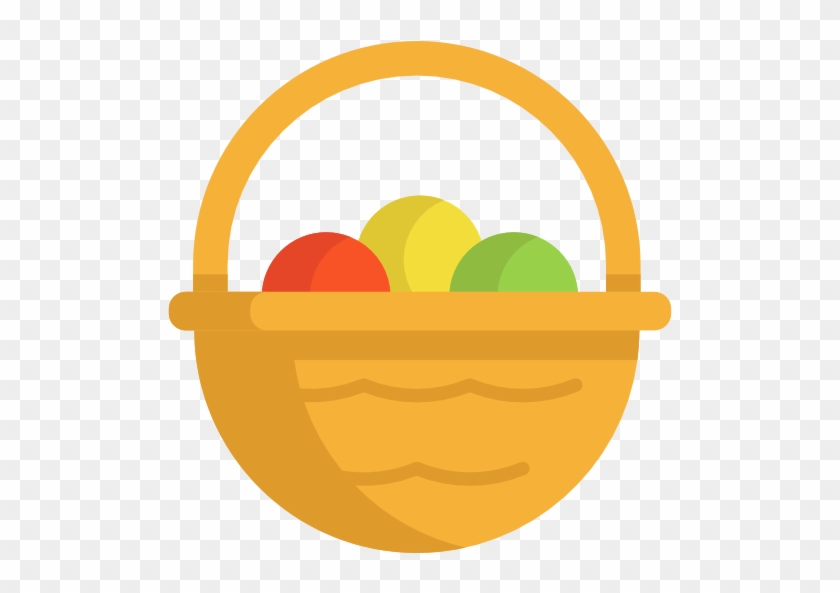 Fried Egg Clipart Protein - Eggs In Basket Icon #1000946