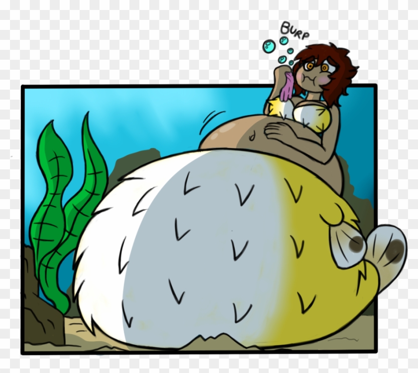 Big Ol' Puffer By Nastbag - Puffer Fish Girl Inflation #1000979