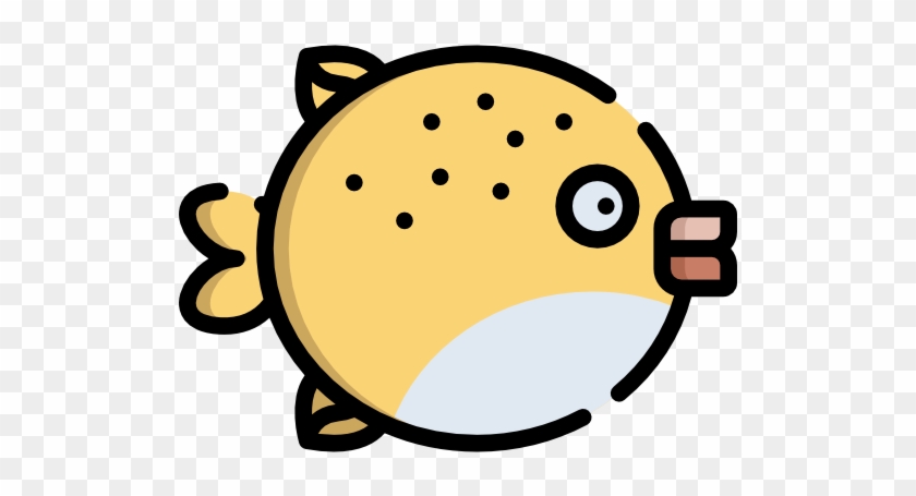Puffer Fish Free Icon - Puffer Fish Free Icon #1000980